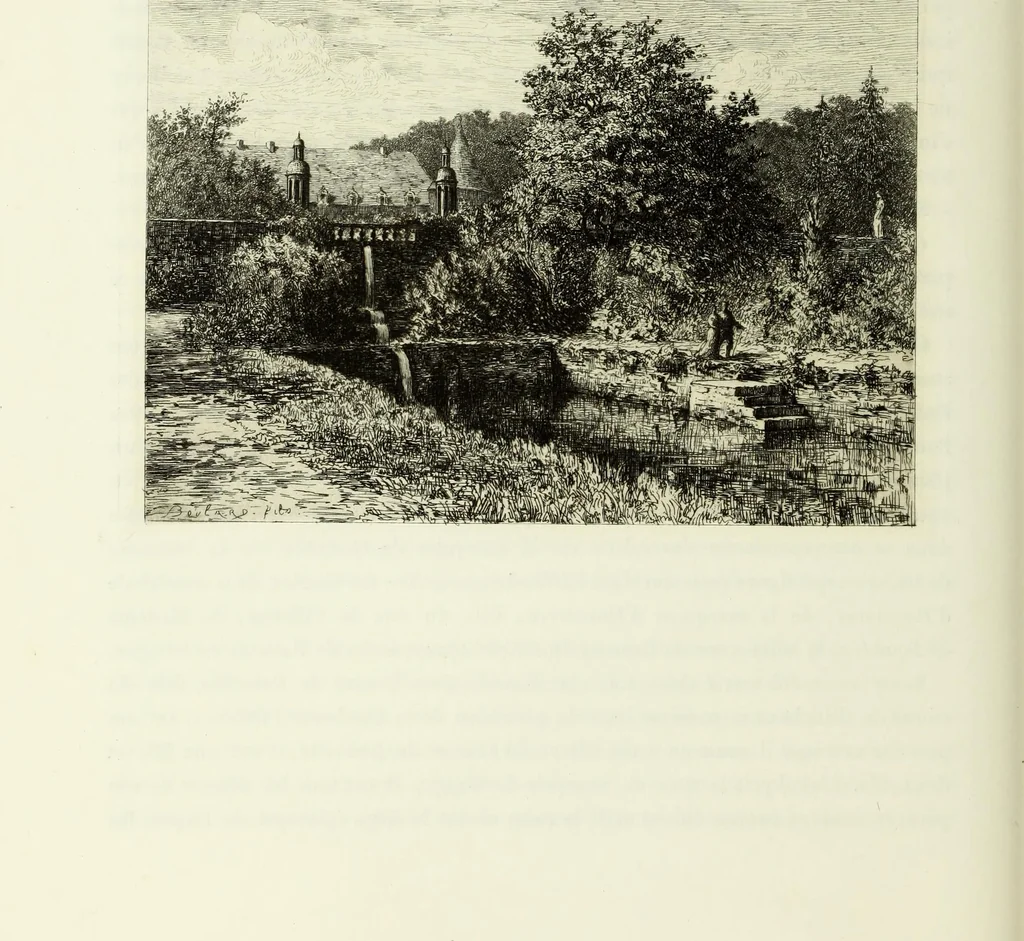 An illustration from Les châteaux historiques de la France, 1877, leaf 105