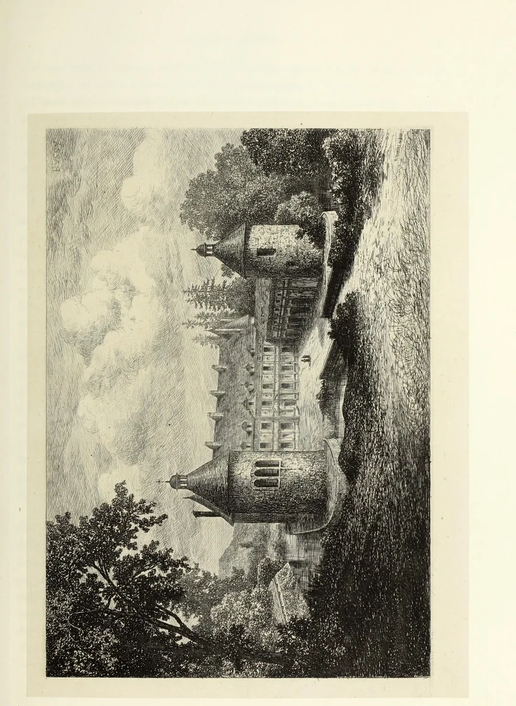 An illustration from Les châteaux historiques de la France, 1877, leaf 110