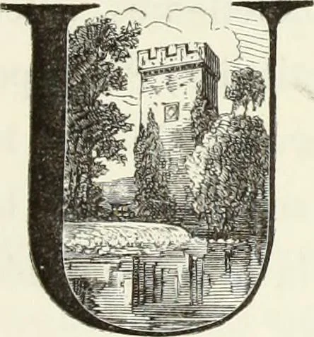 An illustration from Les châteaux historiques de la France, 1877, leaf 12