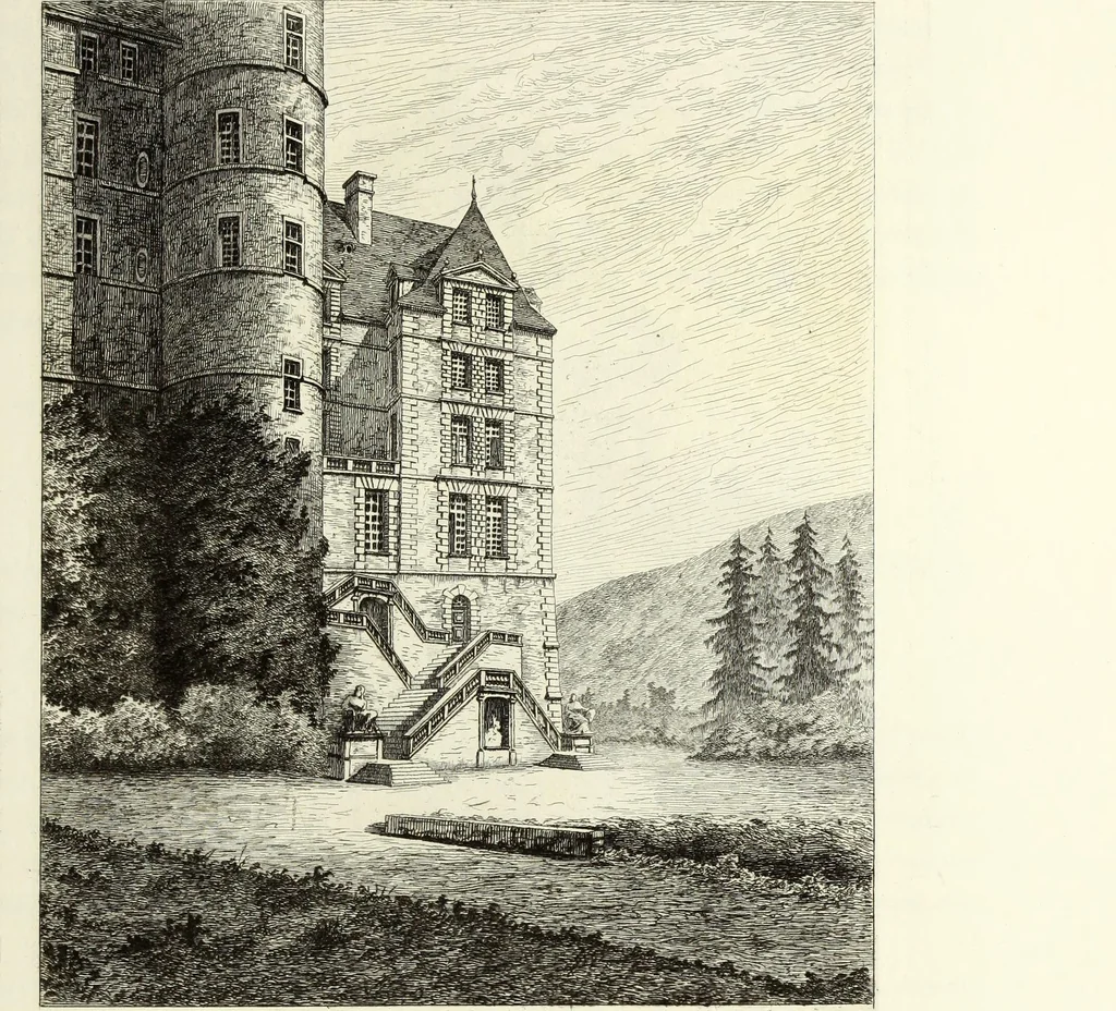An illustration from Les châteaux historiques de la France, 1877, leaf 132