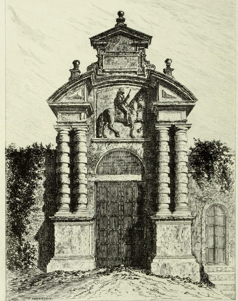 An illustration from Les châteaux historiques de la France, 1877, leaf 133