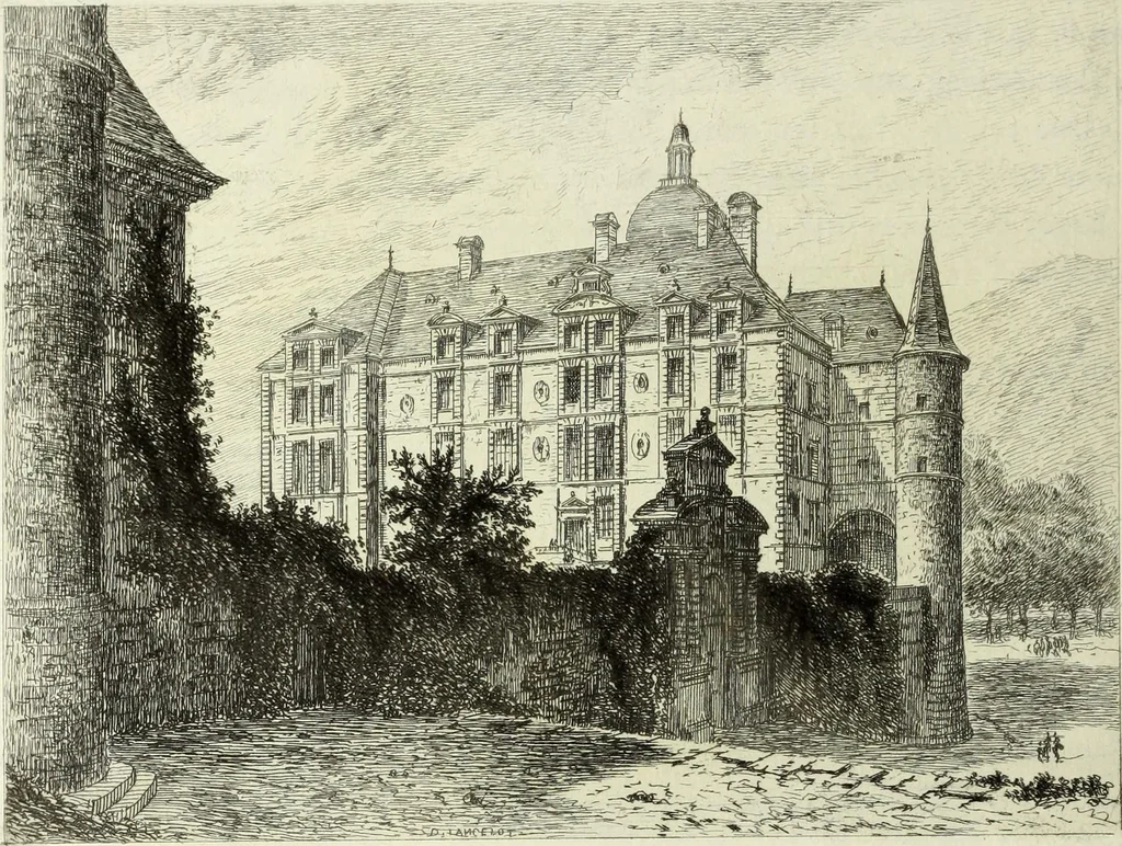 An illustration from Les châteaux historiques de la France, 1877, leaf 135