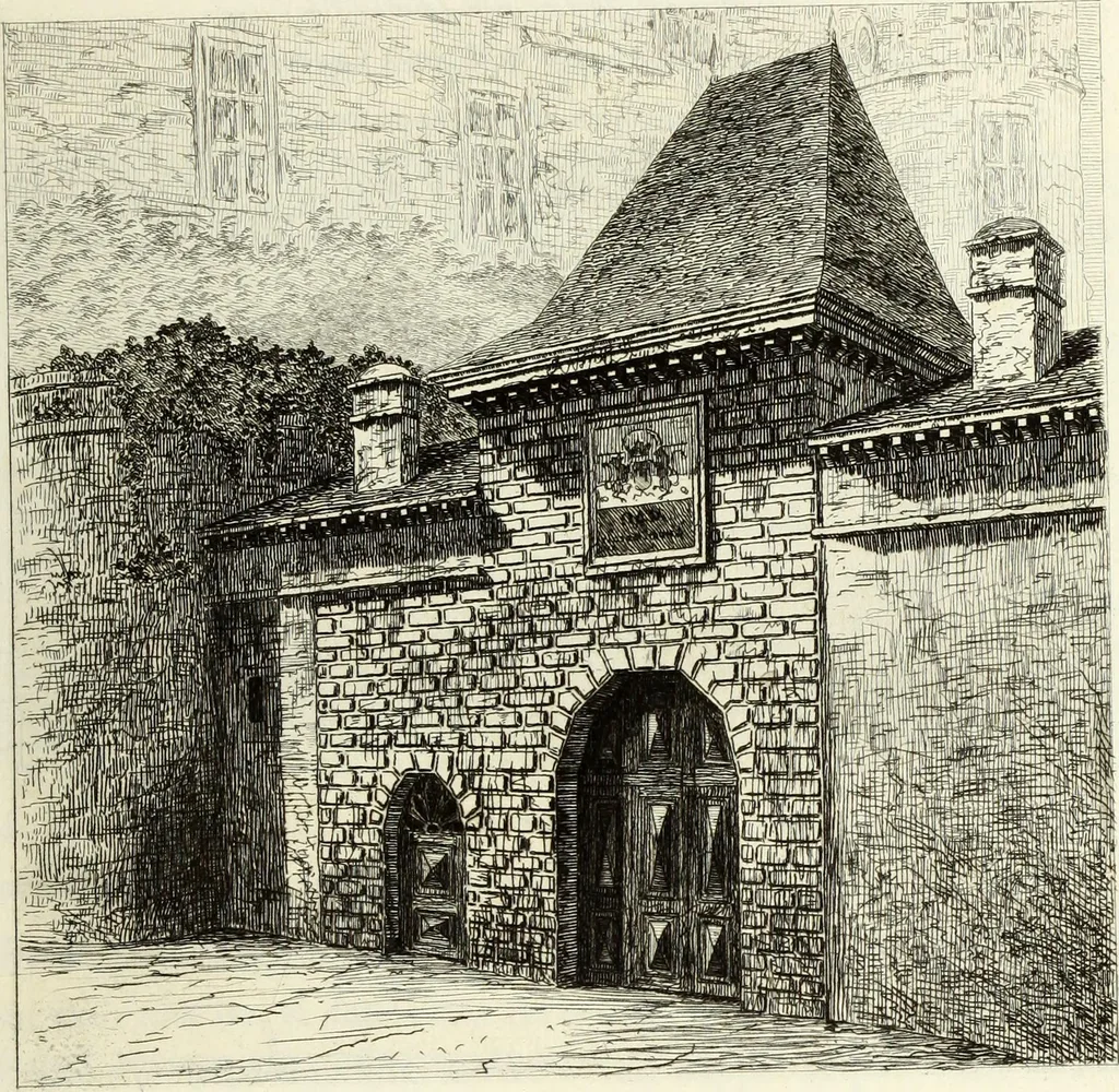 An illustration from Les châteaux historiques de la France, 1877, leaf 136