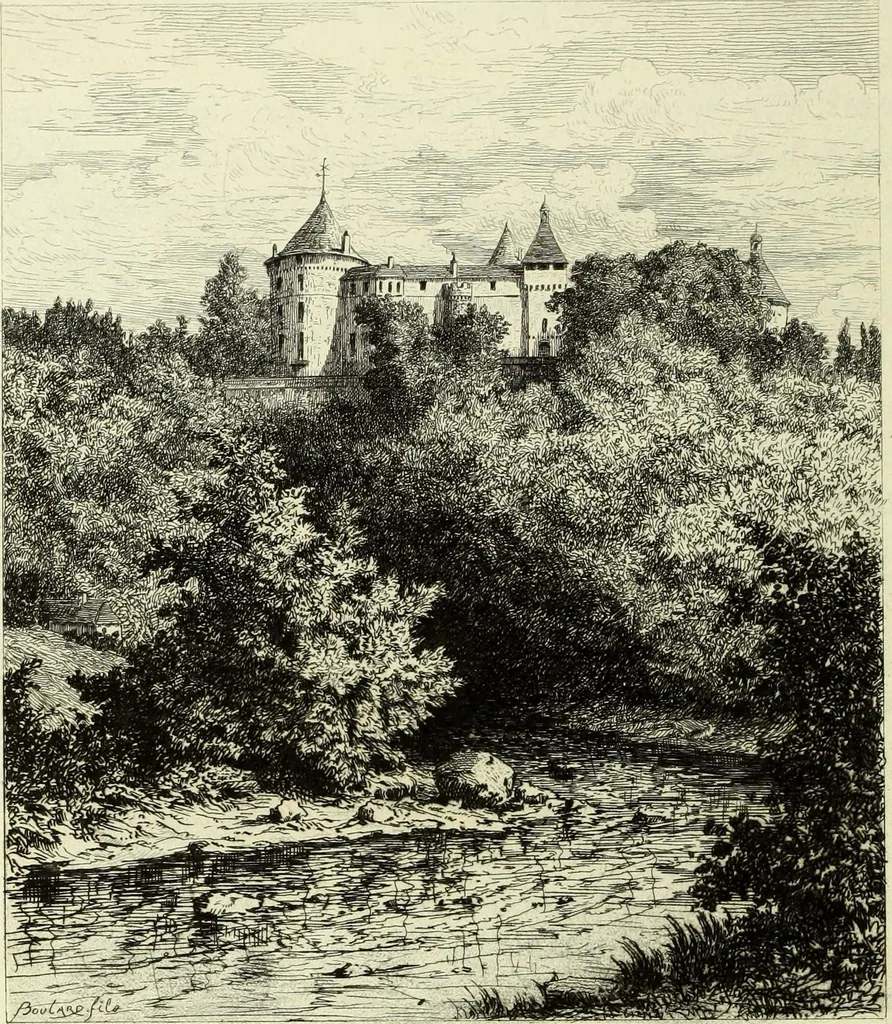 An illustration from Les châteaux historiques de la France, 1877, leaf 147