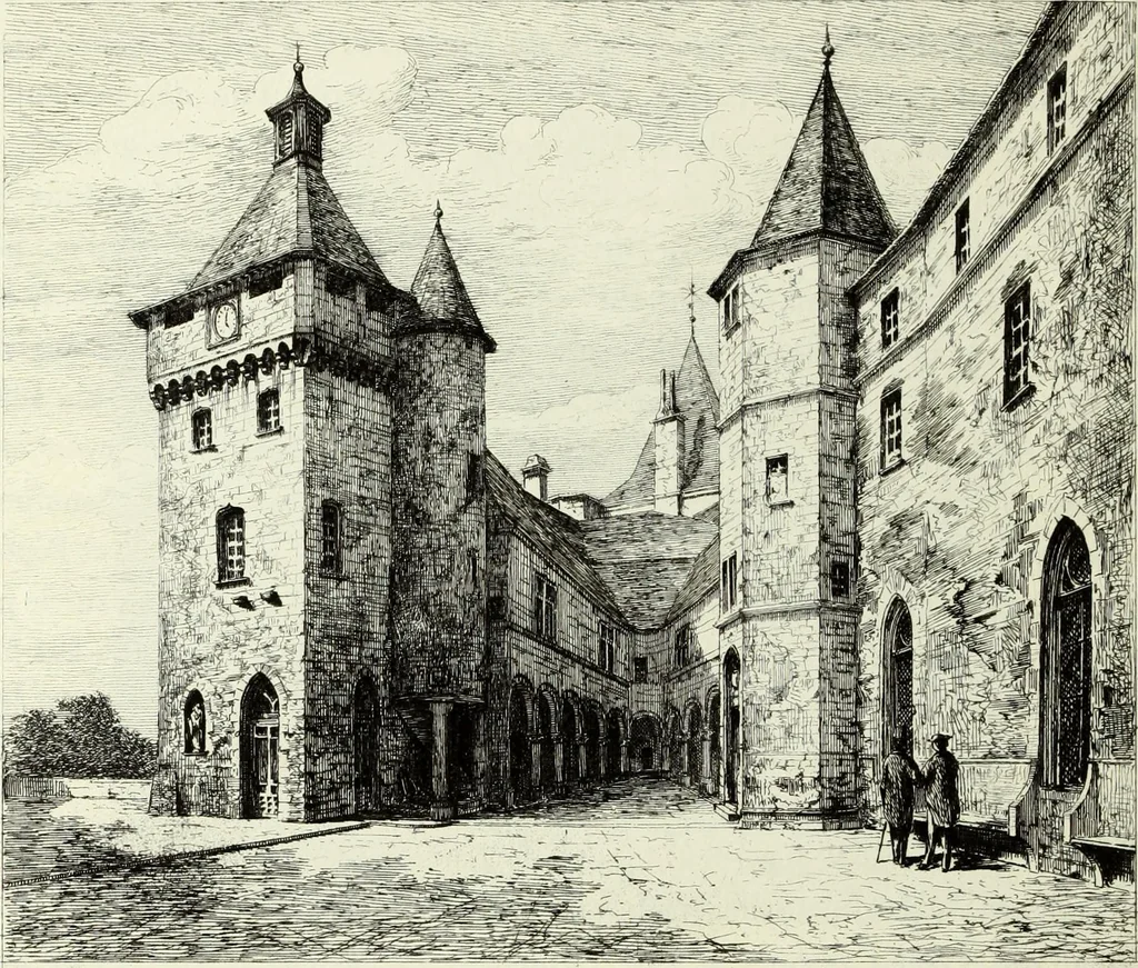 An illustration from Les châteaux historiques de la France, 1877, leaf 149