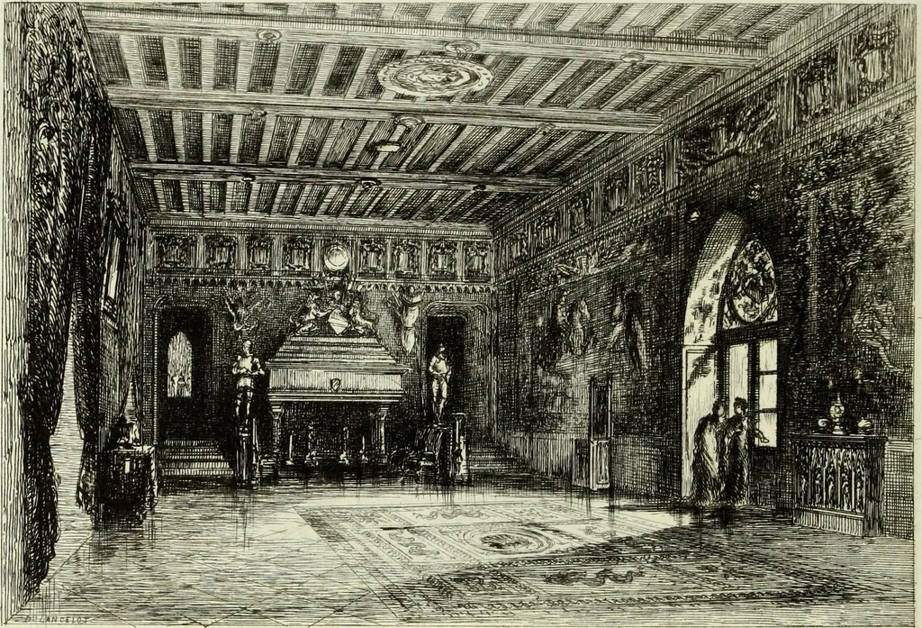 An illustration from Les châteaux historiques de la France, 1877, leaf 153