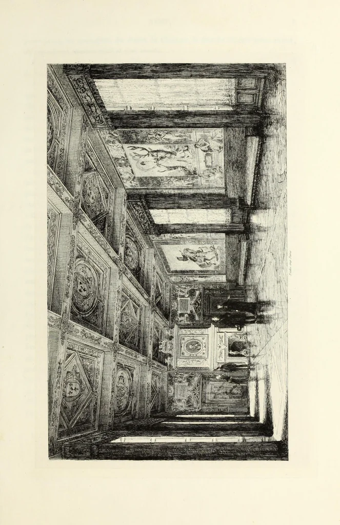 An illustration from Les châteaux historiques de la France, 1877, leaf 16