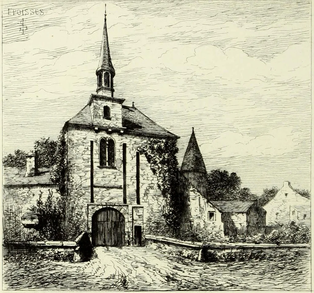 An illustration from Les châteaux historiques de la France, 1877, leaf 165