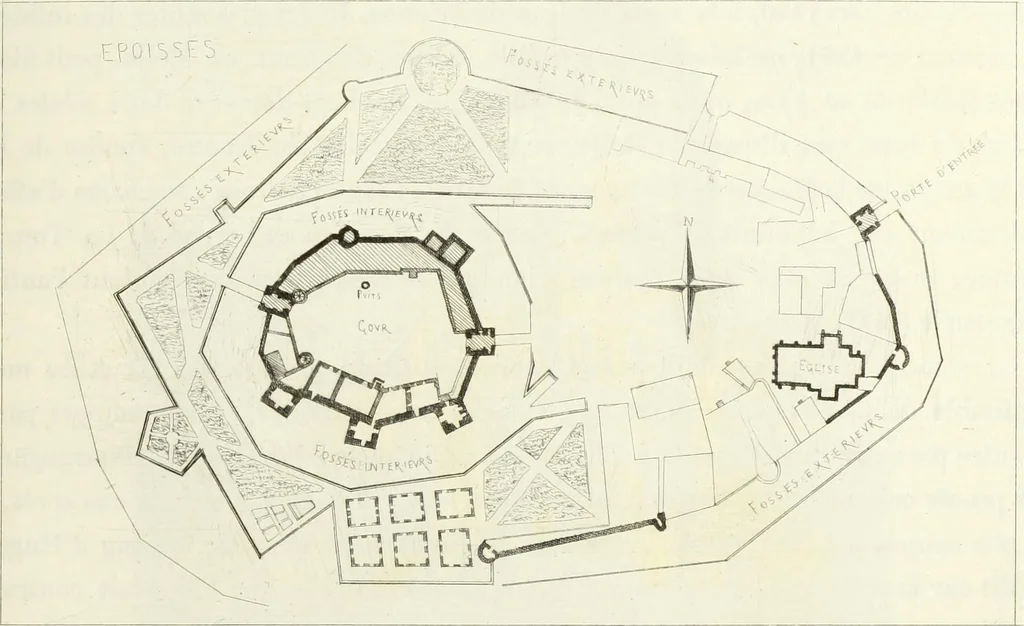 An illustration from Les châteaux historiques de la France, 1877, leaf 166