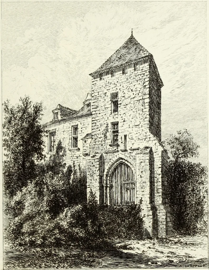 An illustration from Les châteaux historiques de la France, 1877, leaf 168