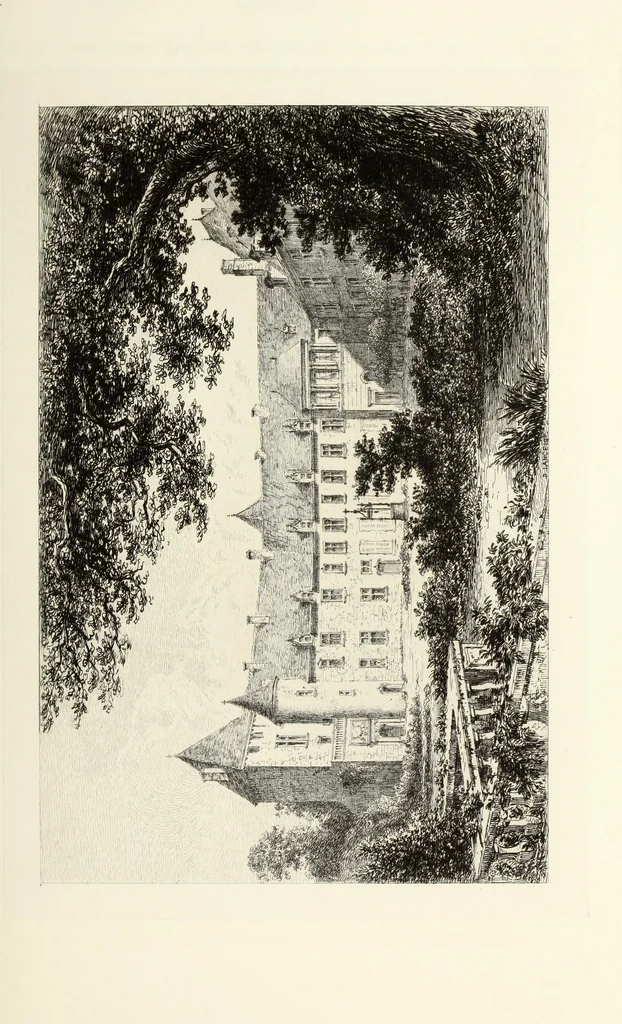 An illustration from Les châteaux historiques de la France, 1877, leaf 170