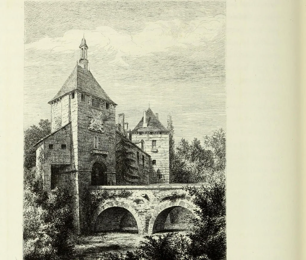 An illustration from Les châteaux historiques de la France, 1877, leaf 179