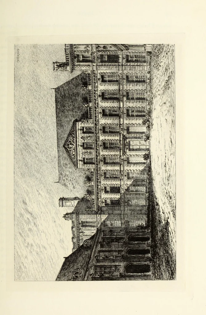 An illustration from Les châteaux historiques de la France, 1877, leaf 188