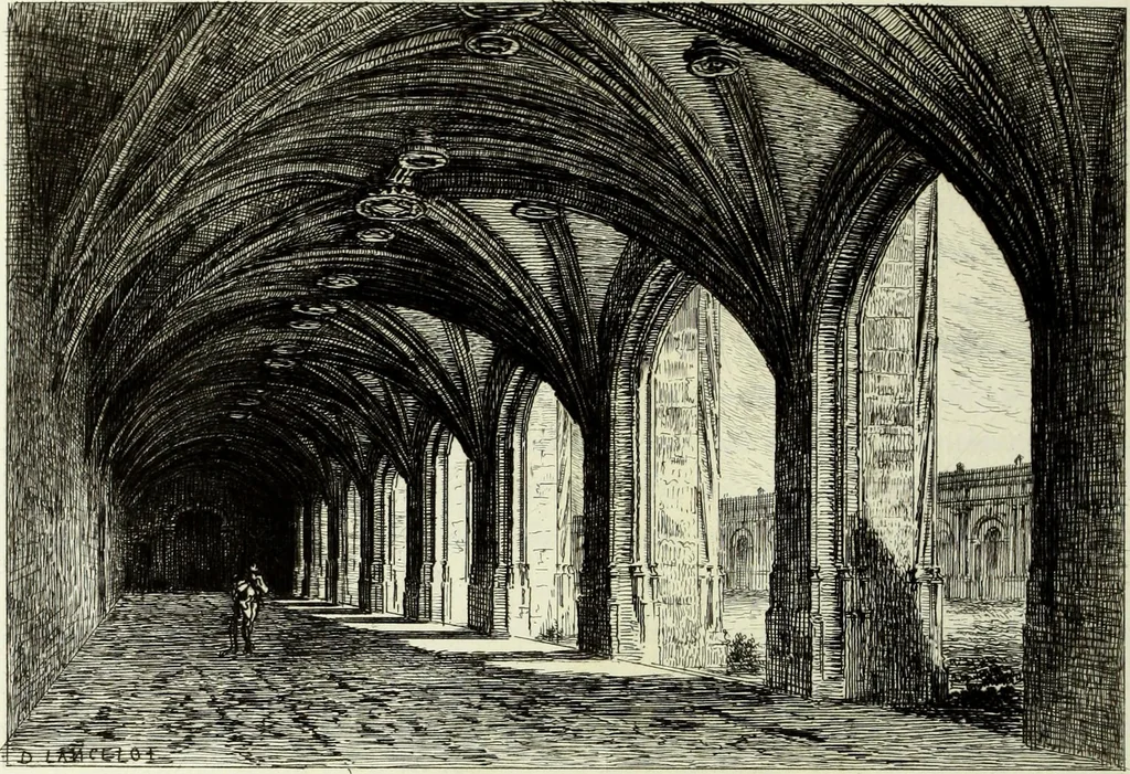 An illustration from Les châteaux historiques de la France, 1877, leaf 195