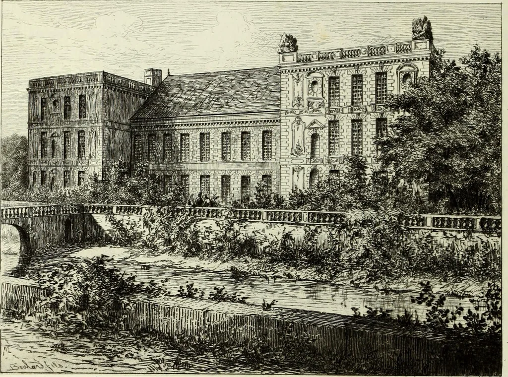 An illustration from Les châteaux historiques de la France, 1877, leaf 201