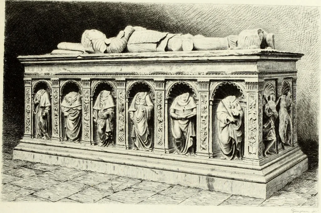 An illustration from Les châteaux historiques de la France, 1877, leaf 210