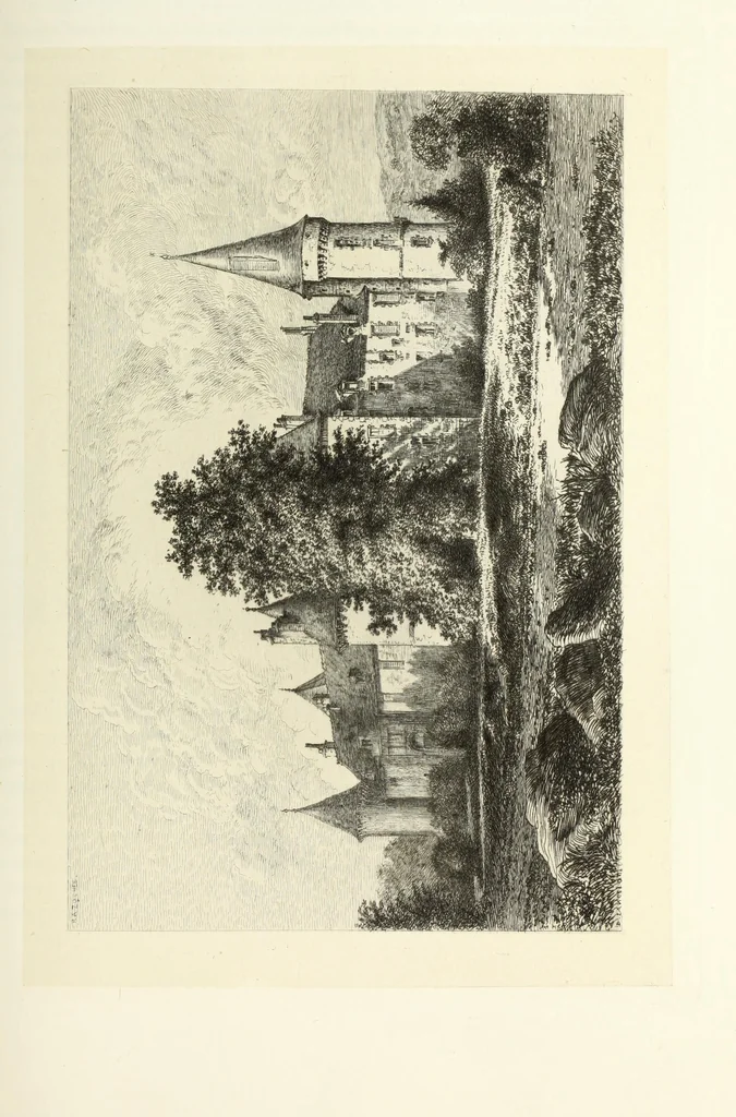 An illustration from Les châteaux historiques de la France, 1877, leaf 222
