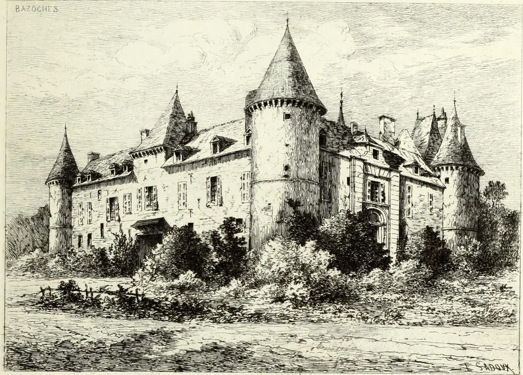 An illustration from Les châteaux historiques de la France, 1877, leaf 224