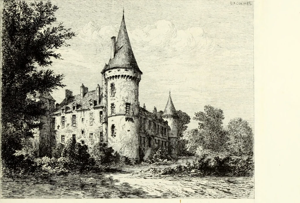 An illustration from Les châteaux historiques de la France, 1877, leaf 226