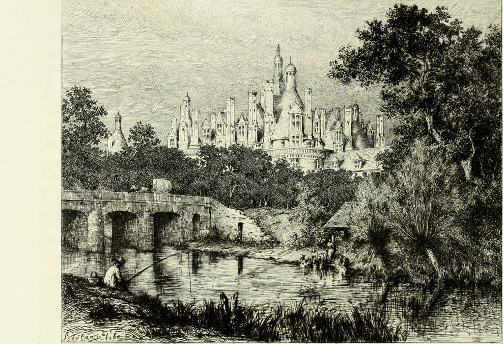An illustration from Les châteaux historiques de la France, 1877, leaf 251