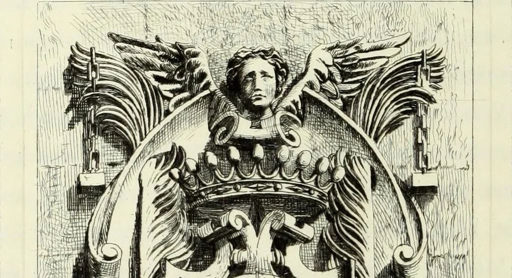 An illustration from Les châteaux historiques de la France, 1877, leaf 27