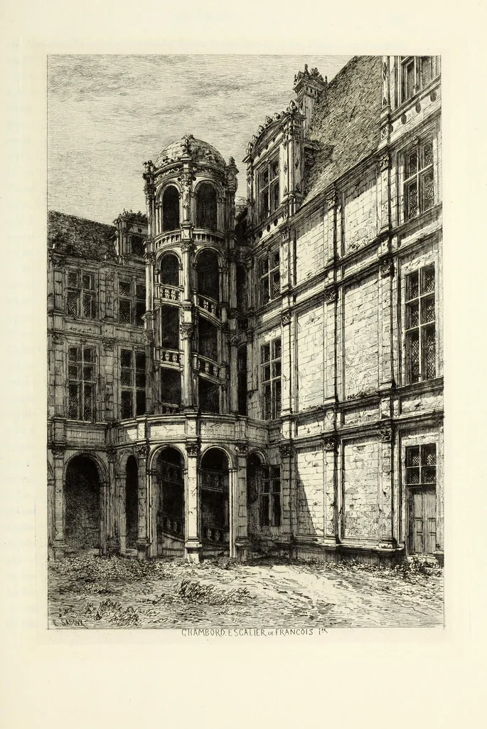 An illustration from Les châteaux historiques de la France, 1877, leaf 270