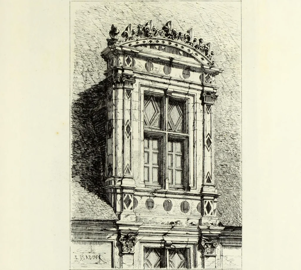 An illustration from Les châteaux historiques de la France, 1877, leaf 278