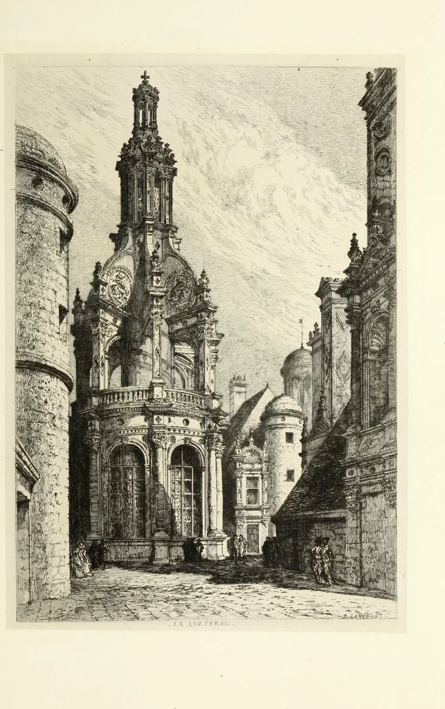 An illustration from Les châteaux historiques de la France, 1877, leaf 280