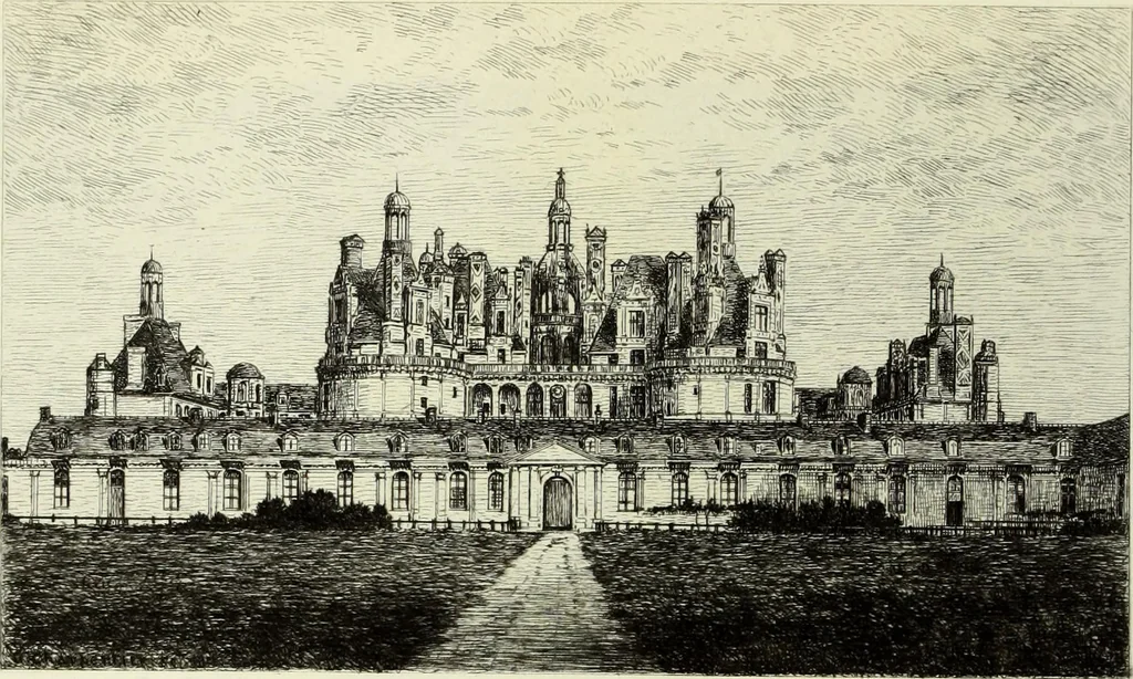 An illustration from Les châteaux historiques de la France, 1877, leaf 285
