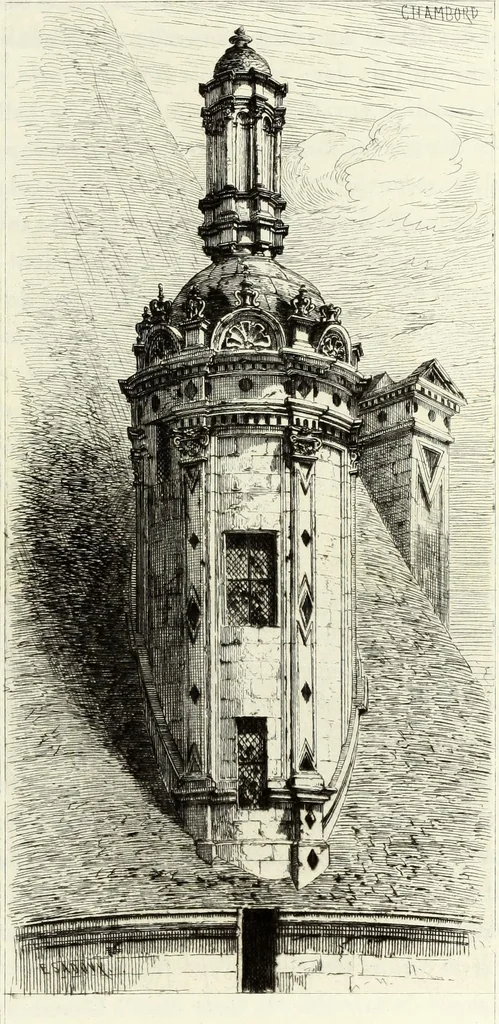 An illustration from Les châteaux historiques de la France, 1877, leaf 286
