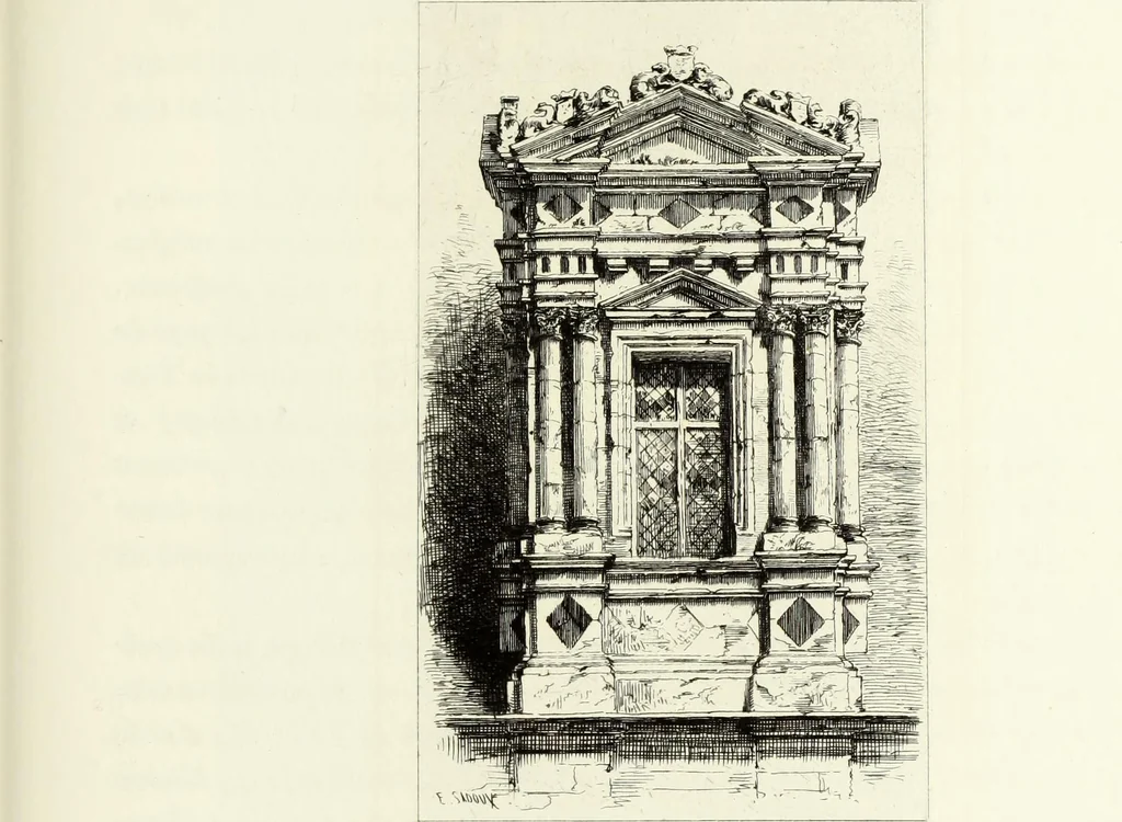 An illustration from Les châteaux historiques de la France, 1877, leaf 288