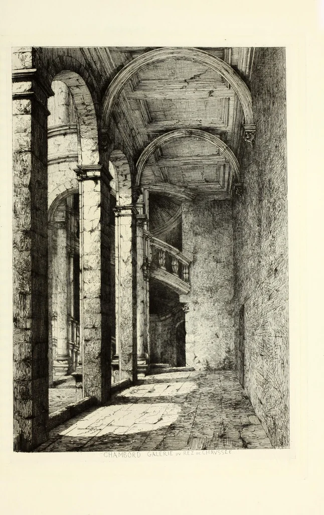 An illustration from Les châteaux historiques de la France, 1877, leaf 290