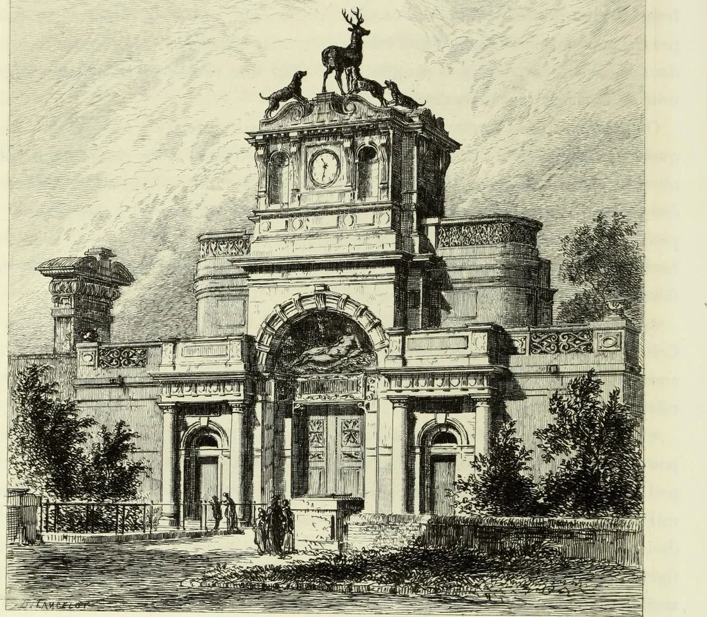 An illustration from Les châteaux historiques de la France, 1877, leaf 31