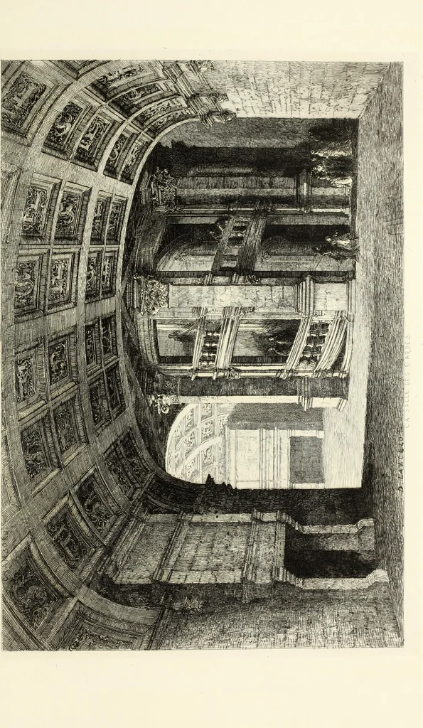 An illustration from Les châteaux historiques de la France, 1877, leaf 312
