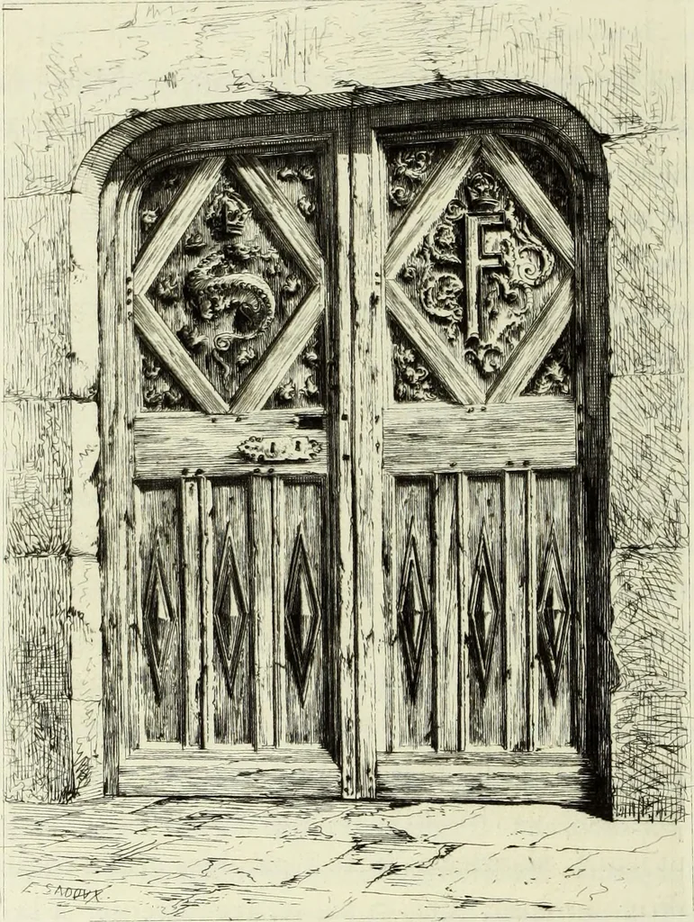 An illustration from Les châteaux historiques de la France, 1877, leaf 319
