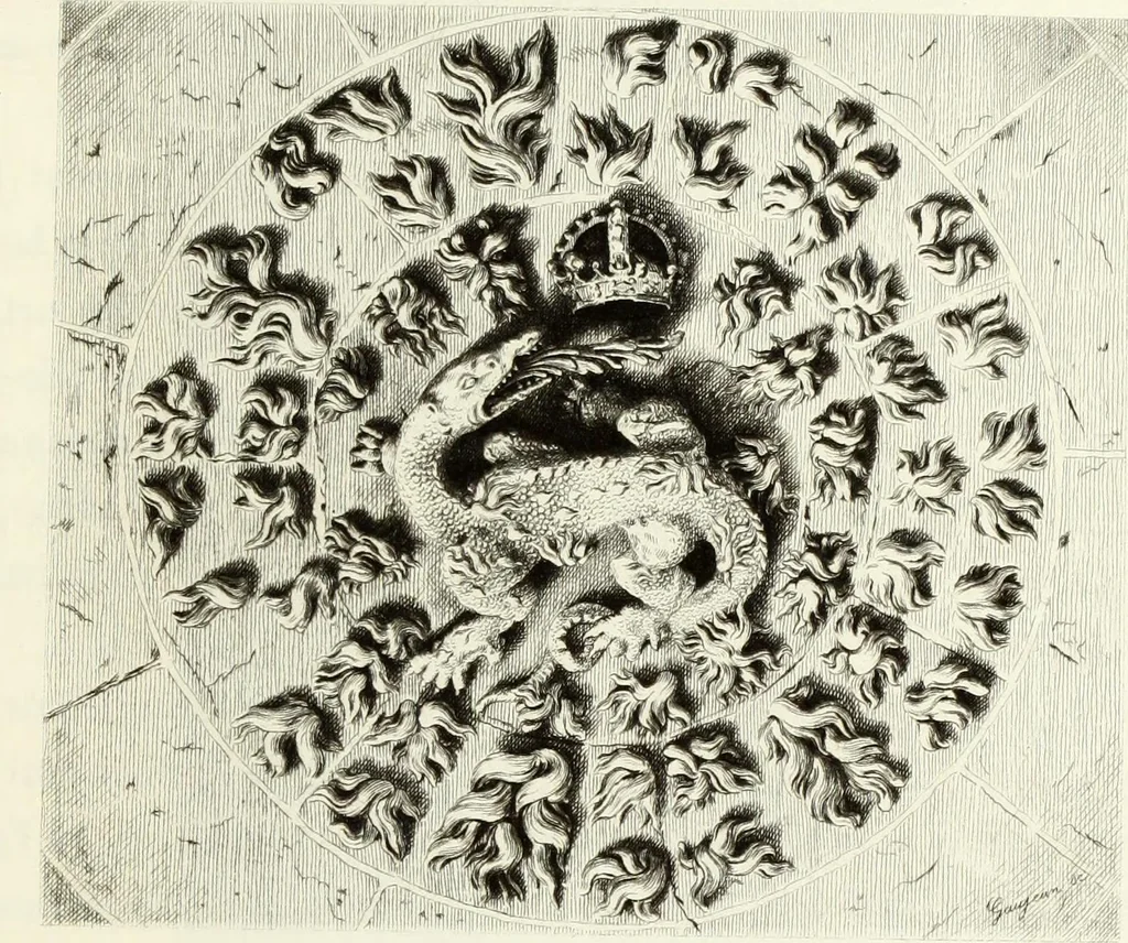 An illustration from Les châteaux historiques de la France, 1877, leaf 328