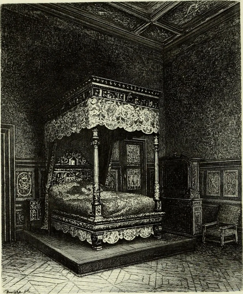 An illustration from Les châteaux historiques de la France, 1877, leaf 47