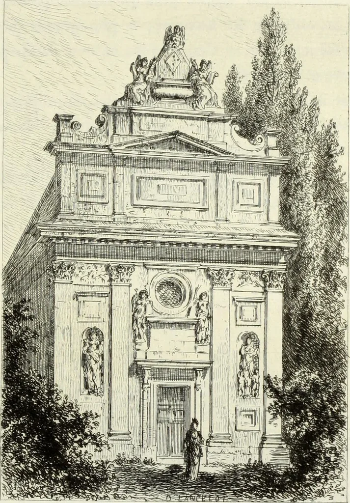 An illustration from Les châteaux historiques de la France, 1877, leaf 48