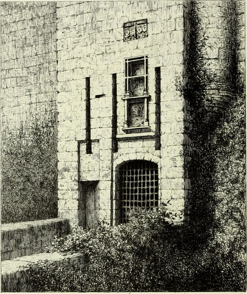 An illustration from Les châteaux historiques de la France, 1877, leaf 55