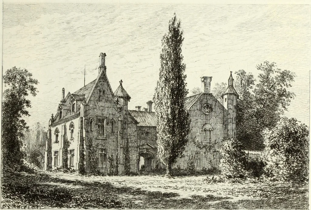An illustration from Les châteaux historiques de la France, 1877, leaf 94