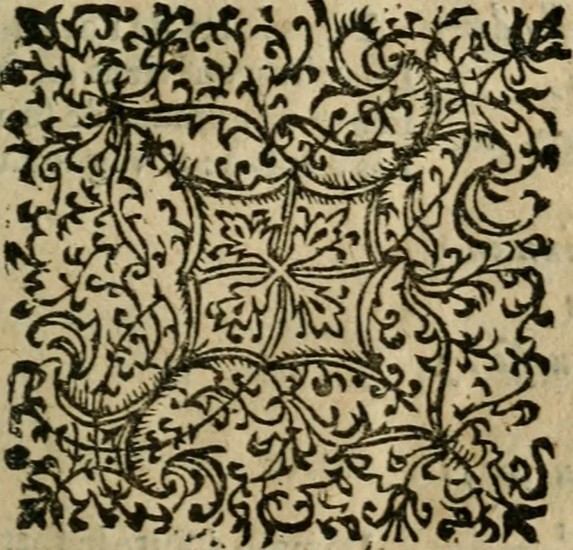 An illustration from Les cinq livres des Odes, tradvits dv latin en vers françois, 1579, leaf 186
