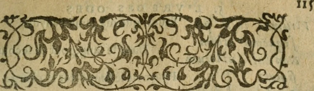 An illustration from Les cinq livres des Odes, tradvits dv latin en vers françois, 1579, leaf 260