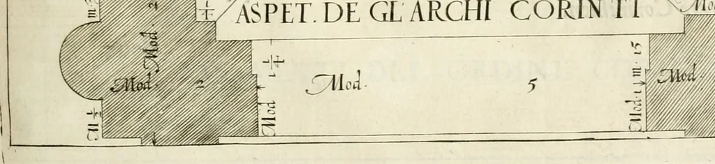 An illustration from Les cinq ordres d'architecture de Vincent Scamozzi ... : tirez du sixième livre de son Idée generale d'architecture : avec les planches originales, 1685, leaf 130
