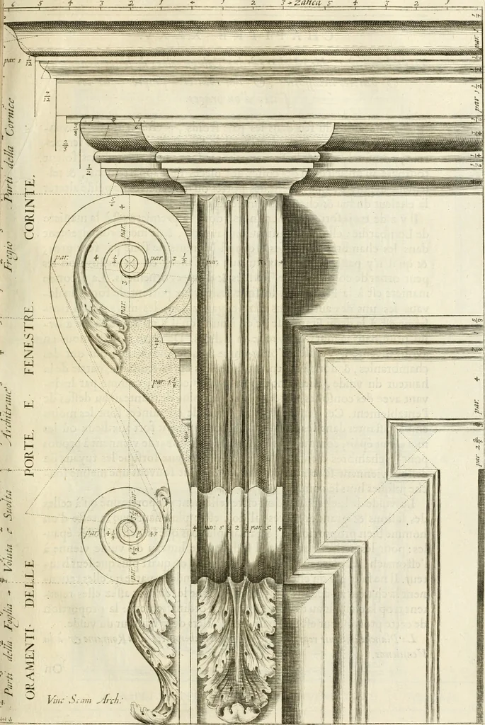 An illustration from Les cinq ordres d'architecture de Vincent Scamozzi ... : tirez du sixième livre de son Idée generale d'architecture : avec les planches originales, 1685, leaf 150