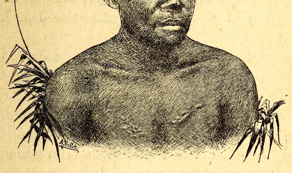 An illustration from Les colonies françaises;, 1889, leaf 155