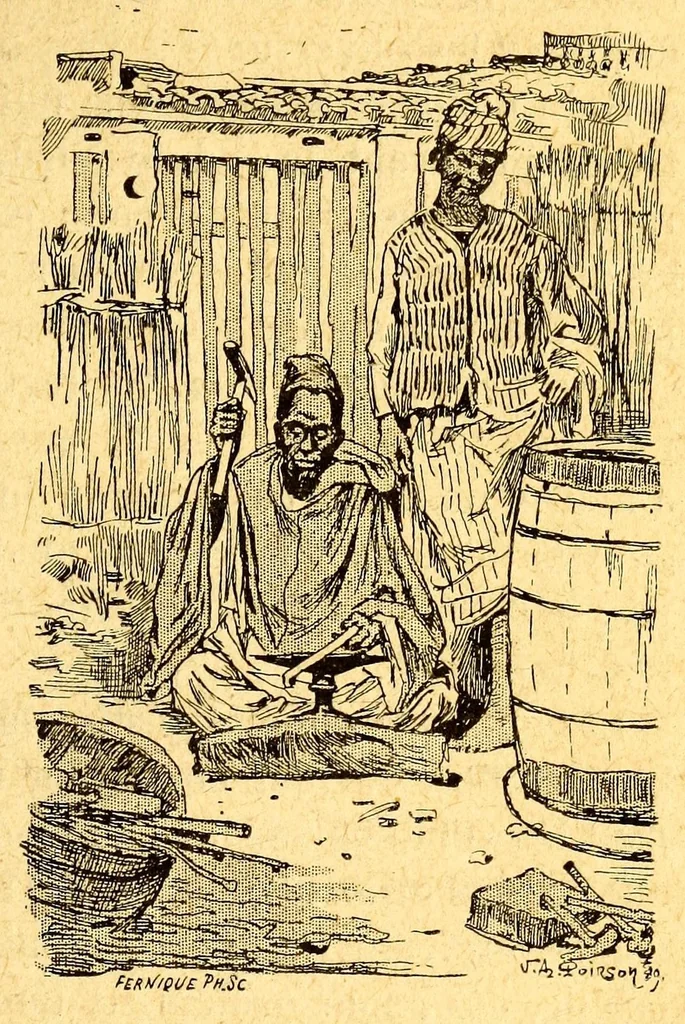 An illustration from Les colonies françaises;, 1889, leaf 141
