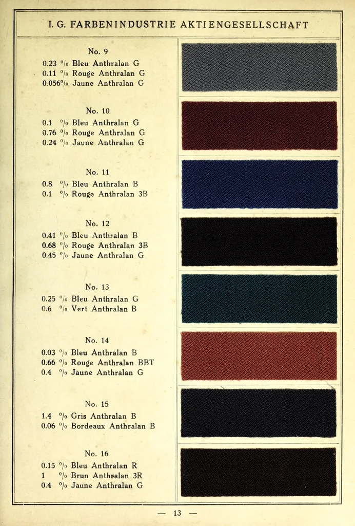 An illustration from Les colorants anthralan, 1930, leaf 17