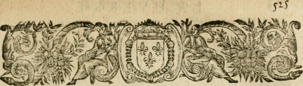 An illustration from Les commentaires de Cesar, 1652, leaf 678