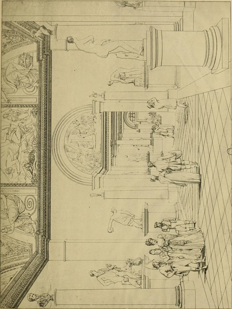 An illustration from Les conquêtes artistiques de la Révolution et de l'Empire; reprises et abandons des alliés en 1815, leurs conséquences sur les musées d'Europe, 1902, leaf 202