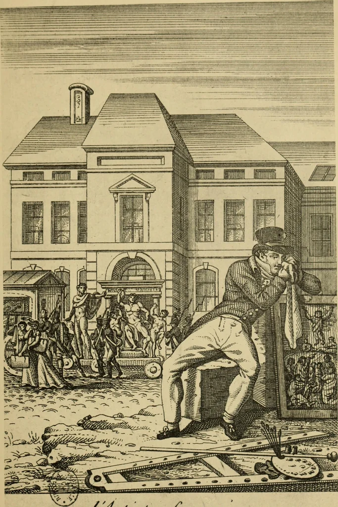 An illustration from Les conquêtes artistiques de la Révolution et de l'Empire; reprises et abandons des alliés en 1815, leurs conséquences sur les musées d'Europe, 1902, leaf 218